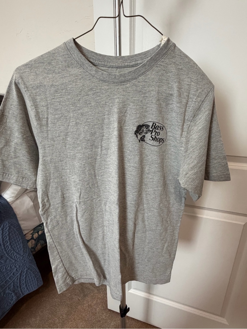 Bass Pro Shops Gray Short-Sleeve Logo Tee